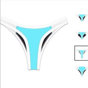 Hoaka Swim bottoms - Small - Turquoise Blue